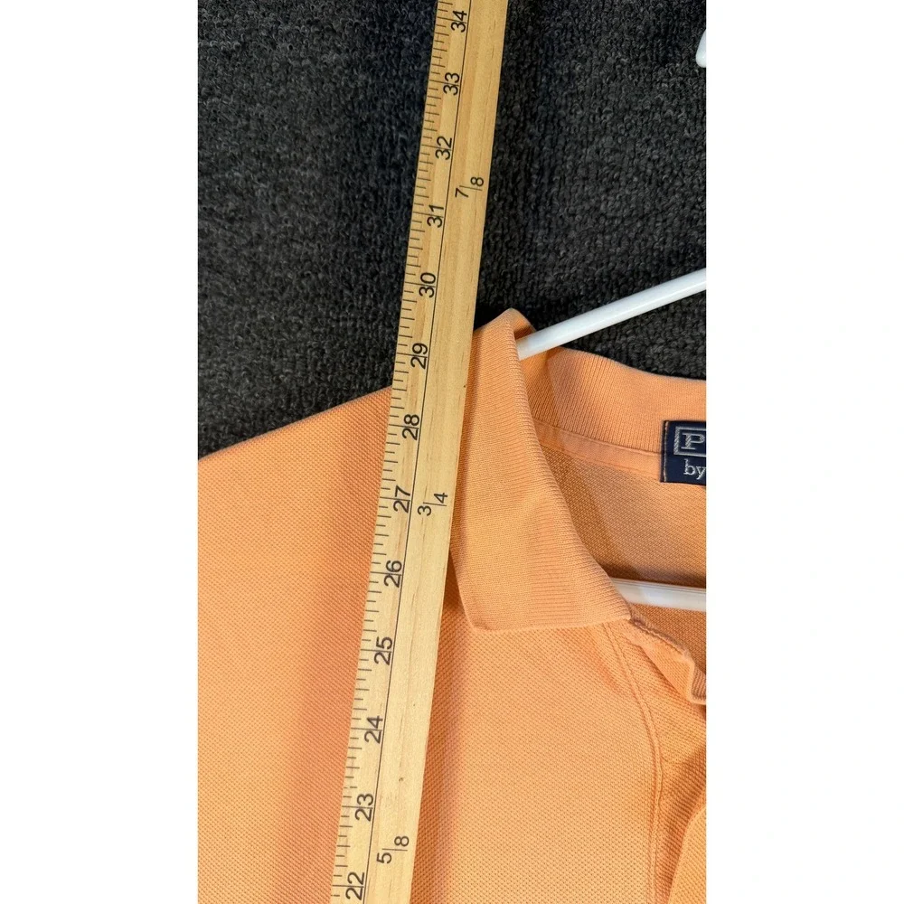 Polo Ralph Lauren Mens XL Orange Pique Cotton Short Sleeve Polo Shirt Turquoise